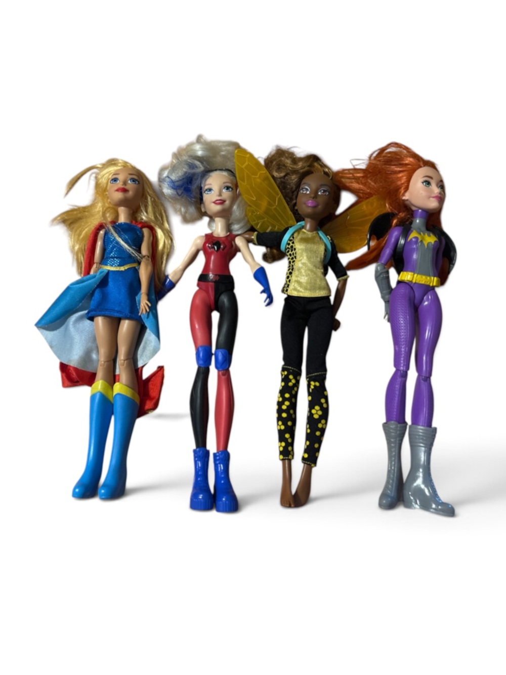 DC Comics Girl Hero Doll Set Super Girl Harley Quinn Bumblebee Batgirl